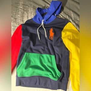 Polo multicolor hoodie